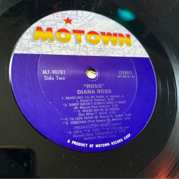 v i n t a g e :: Diana Ross Original Vinyl Record LP ROSS 1978 - Picture 7 of 12